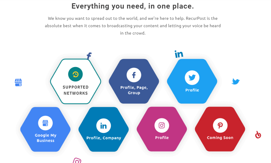 RecurPost a digital marketing tools with social media scheduling