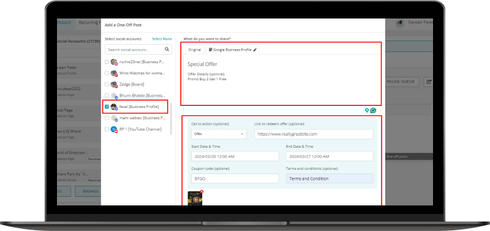 Create your Google Business Profile post
