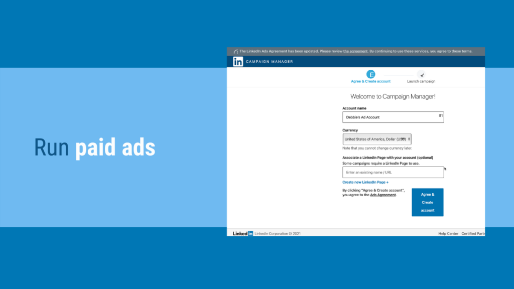 run paid ads to do linkedin content marketing | recurpost best social media scheduling tool