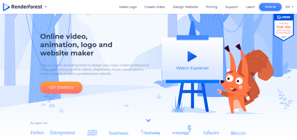 Render Forest automation tool by recurpost as best social media scheduler