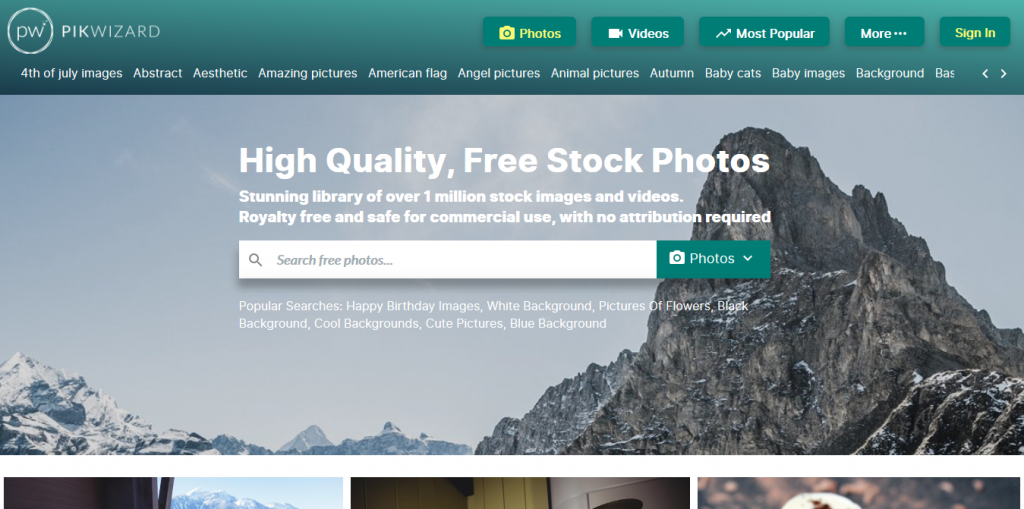 Pikwizard as free stock images by recurpost as best social media scheduler