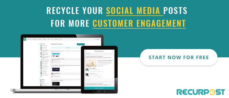 RecurPost tool as best social media scheduler