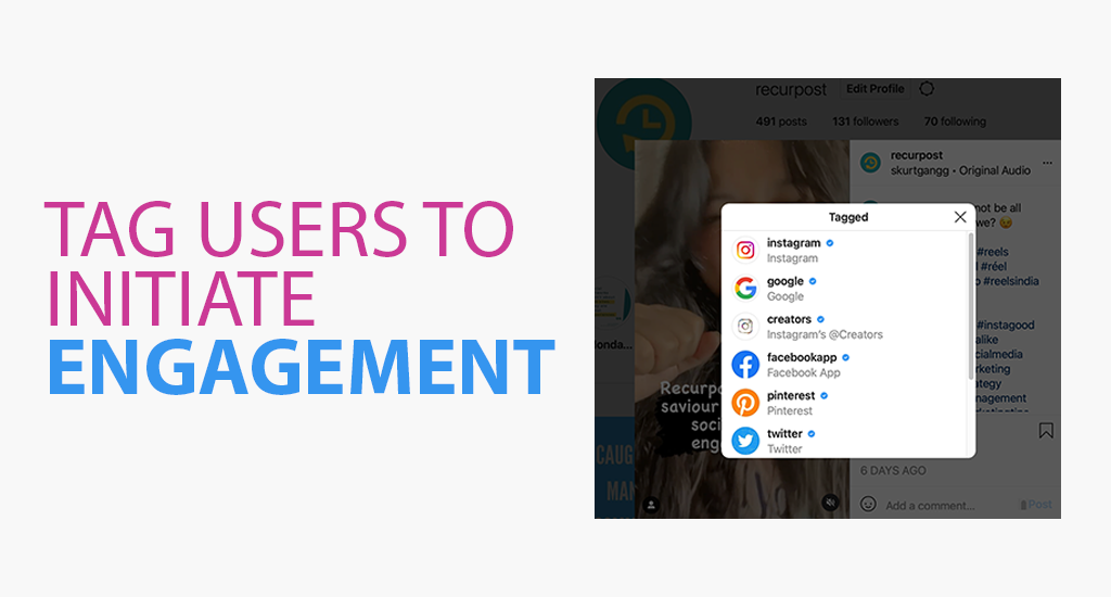 social media optimization tips - tag users
