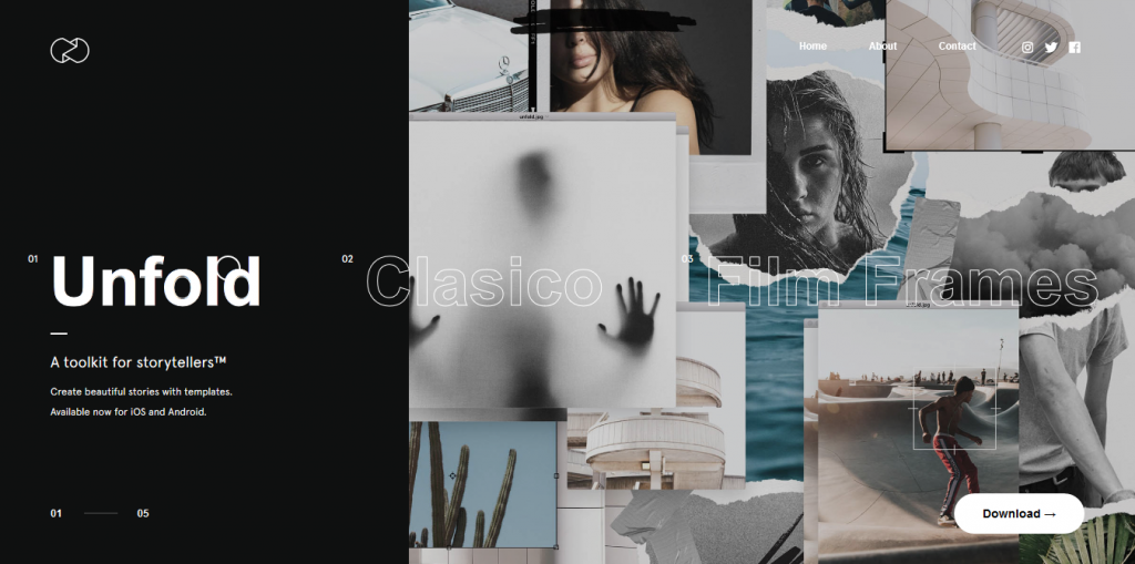 Unfold instagram tool by recurpost as best social media scheduler
