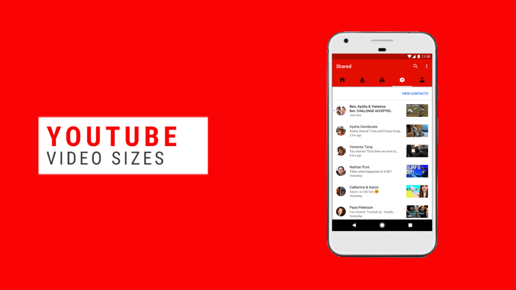 Video Sizes Guide for YouTube